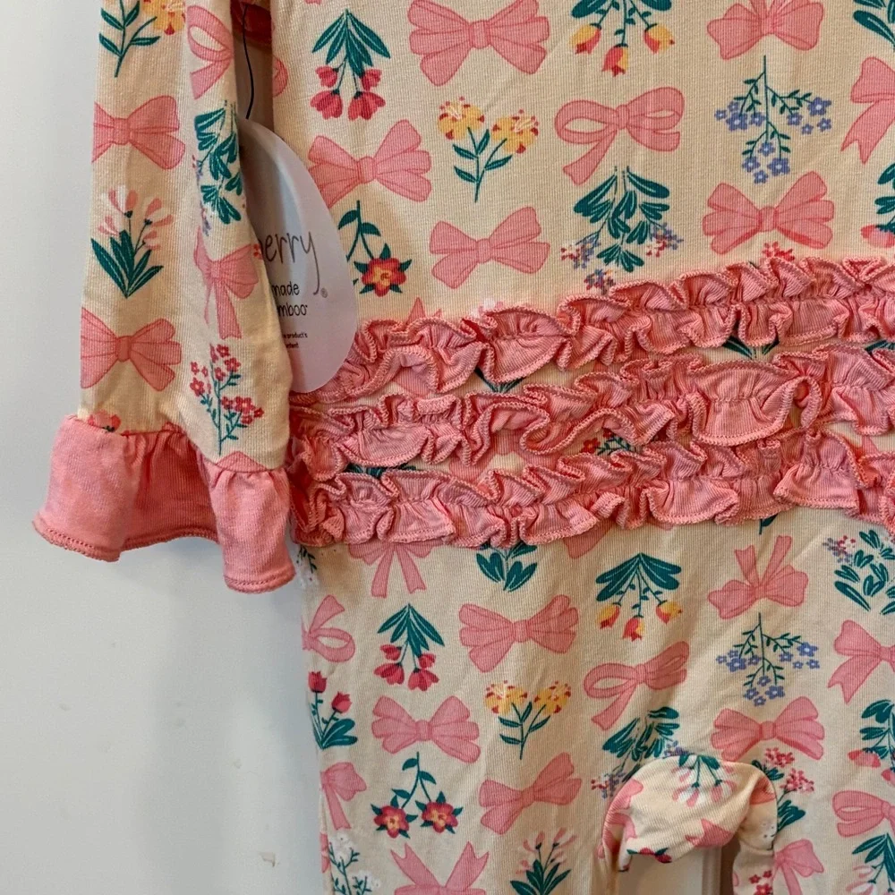 Milkberry bow ruffles
